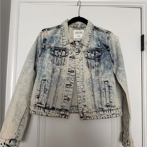 Light Acid-Wash Denim Jacket